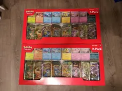 (2) Pokemon Trading Card Game - Costco 8-packs - Prismatic Evolutions Mini Tin - Image 1