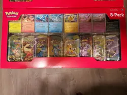 (2) Pokemon Trading Card Game - Costco 8-packs - Prismatic Evolutions Mini Tin - Image 2