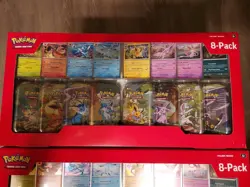 (2) Pokemon Trading Card Game - Costco 8-packs - Prismatic Evolutions Mini Tin - Image 3