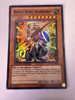 Yugioh - Beast King Barbaros - Super - Limited - CT08-EN005 - NM - Image 1