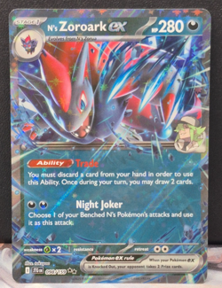 N's Zoroark Ex Holo 098/159 Journey Together Pokemon Near Mint Double Rare Card - Image 1