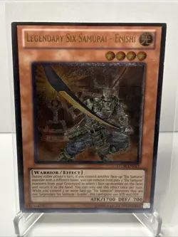 YUGIOH LEGENDARY SIX SAMURAI ENISHI STOR-EN021 ULTIMATE NM - Image 1
