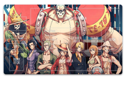 One Piece Family Nami Playing Mat Trading Card Game OPCG CCG Playmat With Zones - Image 1