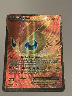 Victini EX (131 Full Art) 131/135 Plasma Storm Ultra Rare Holo Pokemon Card HP - Image 2