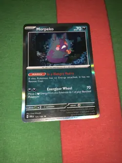 Pokemon Morpeko Holo New Paradox Rift Staple Card - Image 1