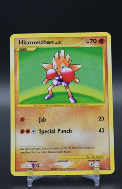Pokemon Hitmonchan Platinum 129/127 Secret Rare Holo Card - Image 1