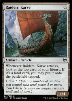 Raiders' Karve 242/285 Kaldheim MTG Magic the Gathering card - Image 1