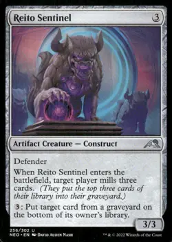 Reito Sentinel 256/302 Kamigawa: Neon Dynasty MTG Magic the Gathering card - Image 1