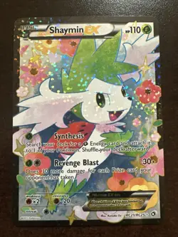Shaymin EX - RC21/RC25 - Pokemon Legendary Treasures Radiant Collection Card LP - Image 1