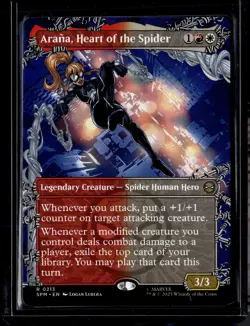 Arana, Heart of the Spider - 213 - SPM - NM - MTG Magic the Gathering - Image 1