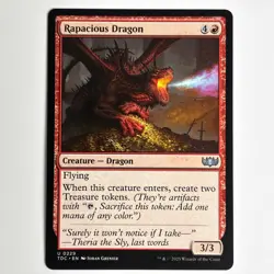 RAPACIOUS DRAGON MTG TDC - CARTE MAGIC THE GATHERING EN NEUF - Image 1