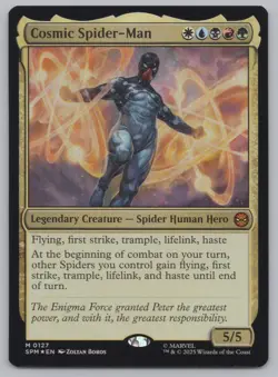 MTG - FOIL Cosmic Spider-Man - Marvel's Spider-Man (SPM) -d863 - Image 1
