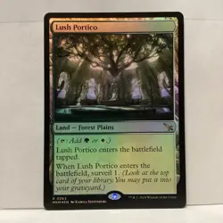 MTG Lush Portico Magic: The Gathering Murders at Karlov Manor Foil Rare #0263 - Image 1