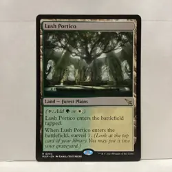 MTG Lush Portico Magic: The Gathering Murders at Karlov Manor Rare #0263 - Image 1