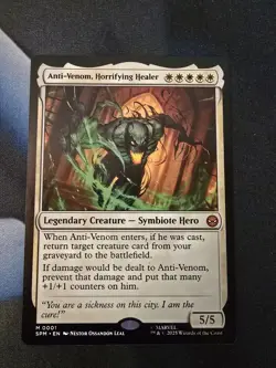 MTG 1 x Anti-Venom, Horrifying Healer, Spider-Man set - Image 1
