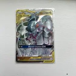 ARCEUS & DIALGA & PALKIA GX 156/236 HOLO GX RARE COSMIC ECLIPSE POKEMON NM - Image 1
