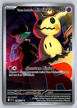 TEAM ROCKET'S MIMIKYU 238/217 ASCENDED HEROES POKEMON HOLO NM - Image 1