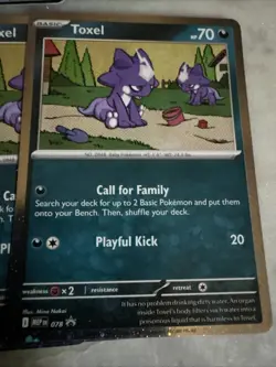 Pokemon TCG Toxel Cosmos Holo Black Star Promo #78 CHAOS RISING LOT NM x10 - Image 5
