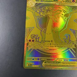 Mega Charizard X Ex Gold Hyper Rare 130/094 LP - Phantasmal Flames - Pokemon TCG - Image 2