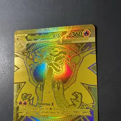 Mega Charizard X Ex Gold Hyper Rare 130/094 LP - Phantasmal Flames - Pokemon TCG - Image 4