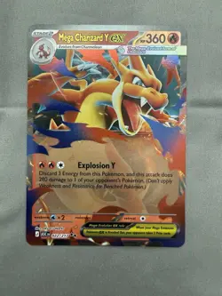 Mega Charizard Y EX 022/217 Holo Double Rare Pokemon TCG Ascended Heroes ASC - Image 1