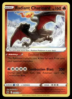 2023 Sword & Shield - Crown Zenith Radiant Charizard Basic/Radiant Rare #20 - Image 1