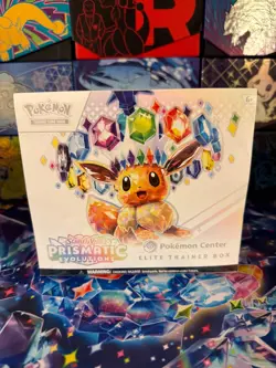 Pokemon TCG Prismatic Evolutions Pokemon Center Elite Trainer Box New Sealed ETB - Image 1