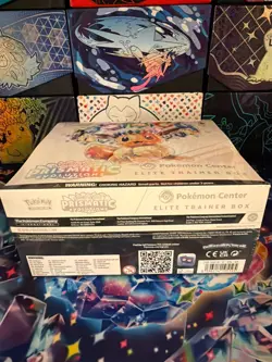 Pokemon TCG Prismatic Evolutions Pokemon Center Elite Trainer Box New Sealed ETB - Image 3