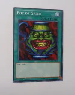 Pot of Greed YGLD-ENB26 (Common, 1st Ed, Lightly Played / LP) Yugioh - Image 1