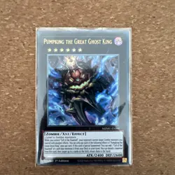 MZMU-EN005 Pumpking the Great Ghost King Ultra Rare 1st Edition YuGiOh - Image 1
