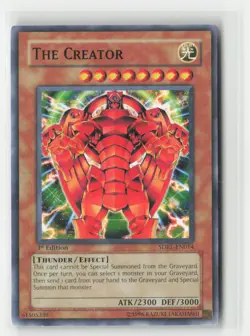 The Creator SDRL-EN014 Structure Deck Yu-Gi-Oh 1st Edition HP - Image 1