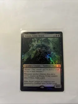 Venom, Eddie Brock - MTG 0012 NM Foil Marvel's Spider-Man: Eternal MYTHIC - Image 1