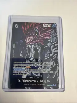 St. Ethanbaron V. Nusjuro One Piece TCG Alt Art OP13-080 Carrying On His Will NM - Image 1