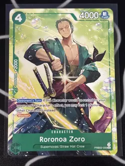 One Piece Roronoa Zoro PRB02-006 Welcome Pack 2026 Vol 1. English Full Art C - Image 1