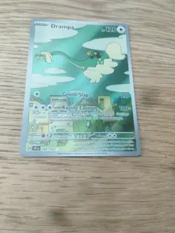 Pokemon Card Drampa 184/162 Temporal Forces Illustration Rare Near Mint - Image 1