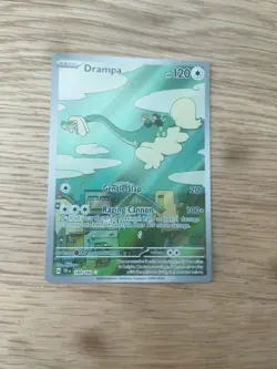 Pokemon Card Drampa 184/162 Temporal Forces Illustration Rare Near Mint - Image 2