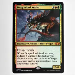 DRAGONLORD ATARKA MTG TDC - CARTE MAGIC THE GATHERING EN NEUF - Image 1