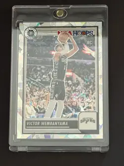 2023-24 Panini Nba Hoops Premium Stock - Victor Wembanyama #108 Ice Prizm (RC) - Image 1