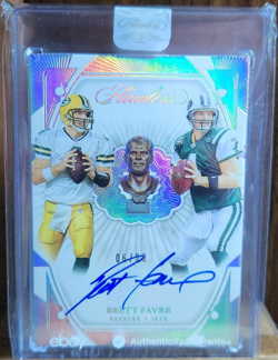 Brett Favre 2024 Panini Flawless Career Progressions Autograph 6/20 Packers/Jets - Image 1