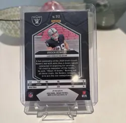 2024 Panini Mosaic - Rookies Brock Bowers #313 Honeycomb Prizm (RC) - Image 2