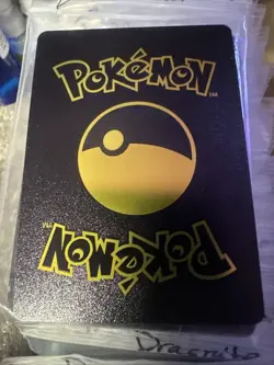 Eevee V Pokemon Black 🕺 Foil Fan Art Card - NM - Image 2