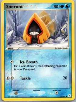Snorunt 73/101 Hidden Legends | Pokemon EXC BUY 21 CARDS GET 1 FREE!! - Image 1