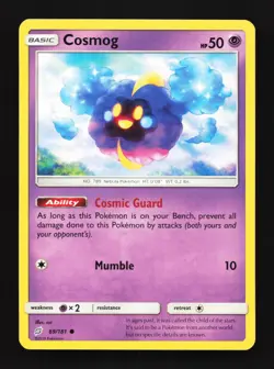 Cosmog 69/181 LP Team Up English Pokemon Card TCG - Image 1