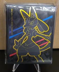 Pokemon Crown Zenith TCG 65ct Card Sleeves Featuring Lucario New Factory Sealed - Image 1