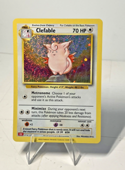 CLEFABLE - CLC 014/034 Pokemon Card English Classic Collection - HOLO - MINT - Image 1