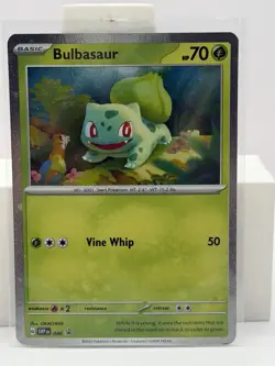 Bulbasaur - 046 (Cosmos Holo) 046 Sv: Scarlet & Violet Promo Card W/ SWIRL 416 - Image 1