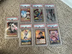 One piece Vintage 7 Card Lot PSA - Image 1