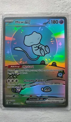 Mew ex SIR 232/091 (Bubble Mew) - Pokemon Paldean Fates Card Near Mint NM - Image 1