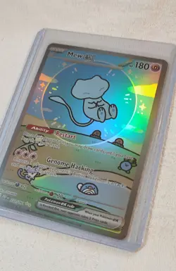 Mew ex SIR 232/091 (Bubble Mew) - Pokemon Paldean Fates Card Near Mint NM - Image 2