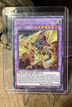 Yugioh Gaia The Magical Knight of Dragons Holo Card Pulled-Straight Into Sleeve - Image 3